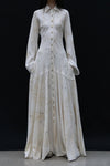 Mutedance 24 Autumn and Winter Button Lapel Long Sleeve Dress MD-MD24FW82-hoary MD24FW82 MD24FW83